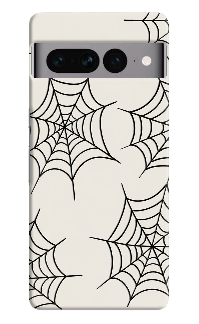 Spider Web Google Pixel 7 Pro Hard Case Back Cover by Casekaro
