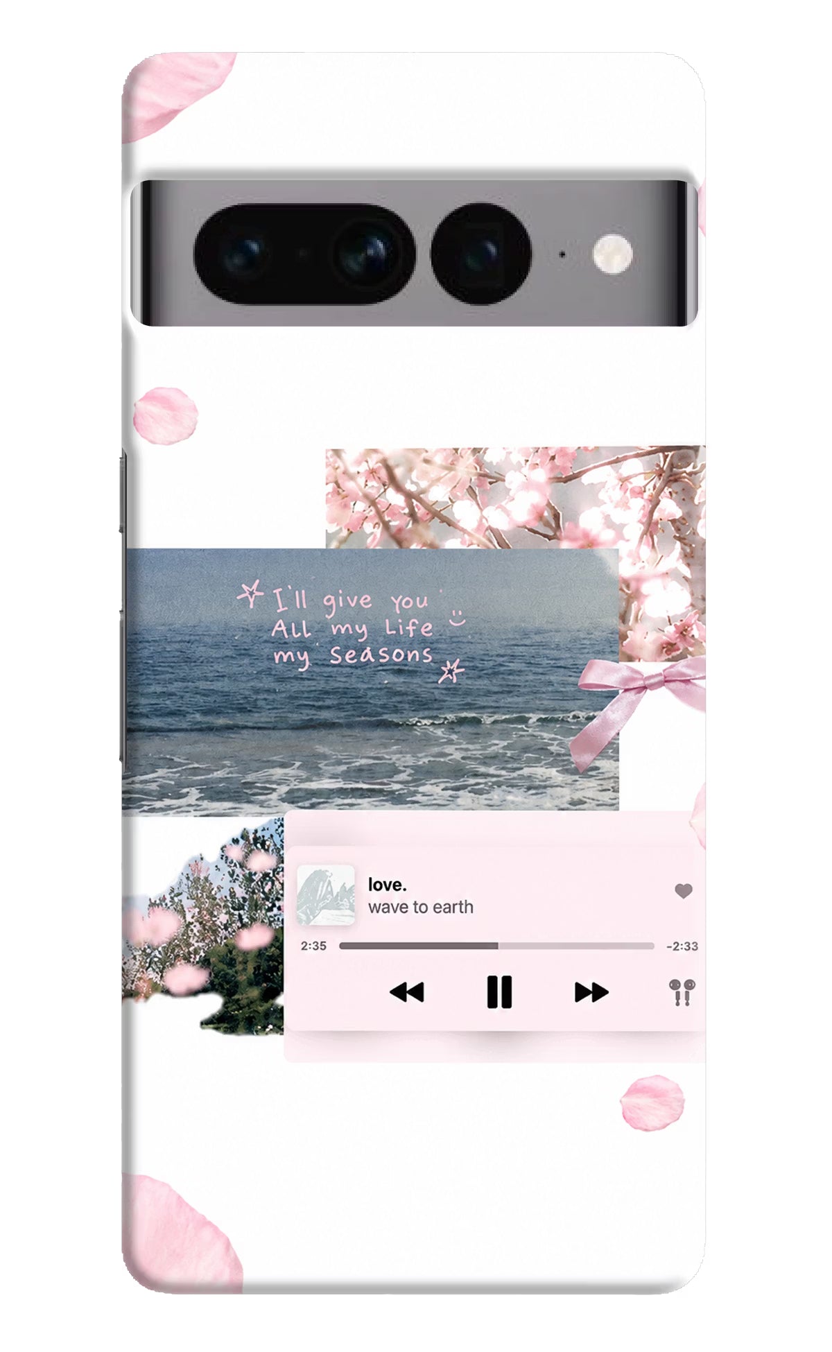 Wave to earth Google Pixel 7 Pro Back Cover