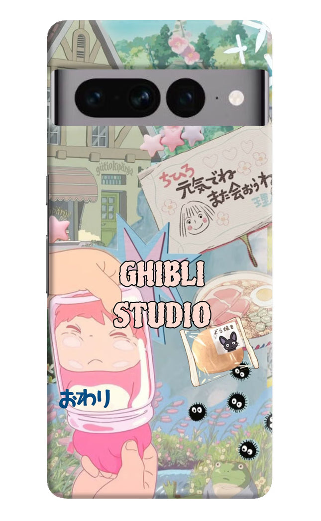Studio Ghibli Google Pixel 7 Pro Hard Case Back Cover by Casekaro