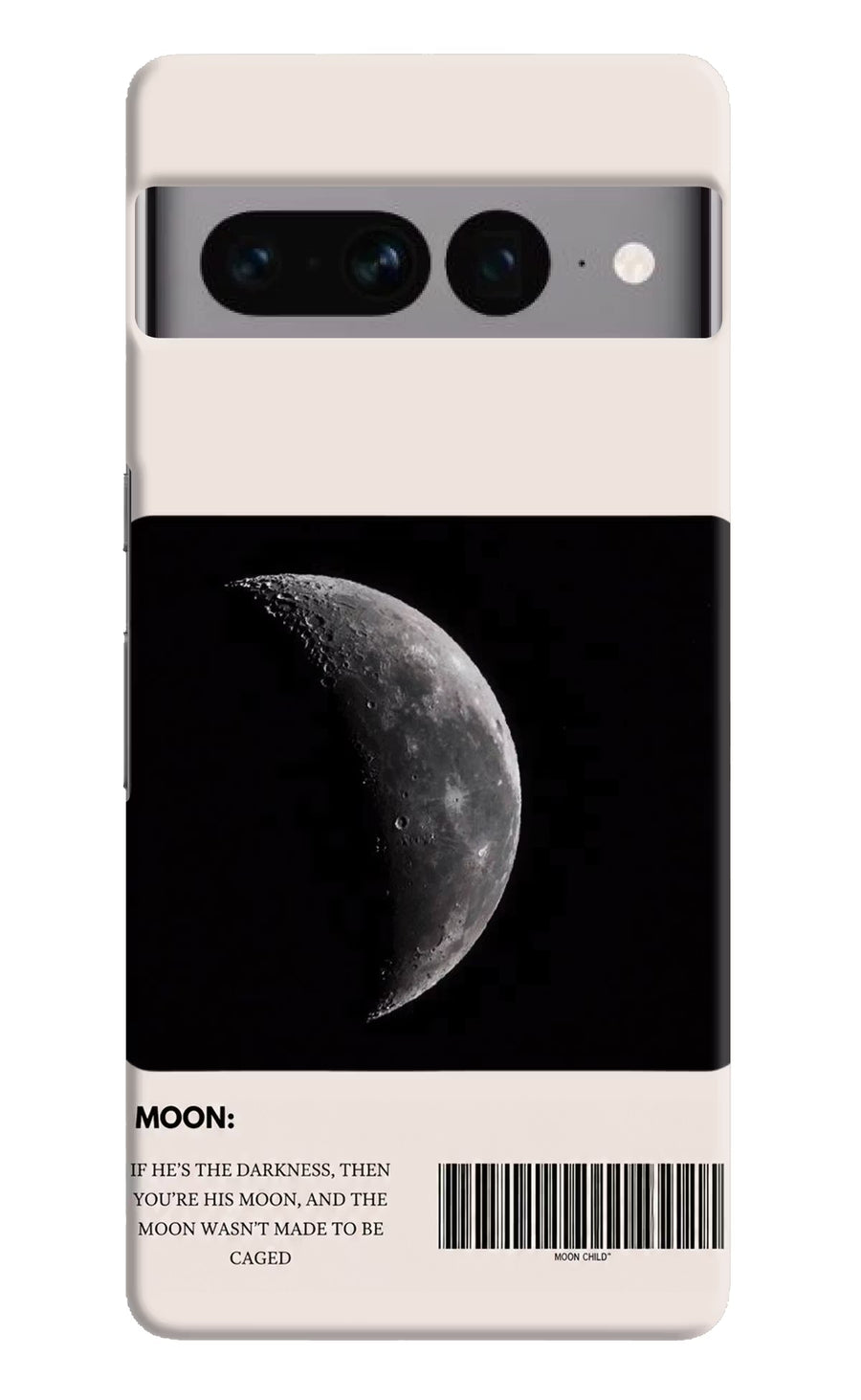 Moon Phase Google Pixel 7 Pro Back Cover, Hard case