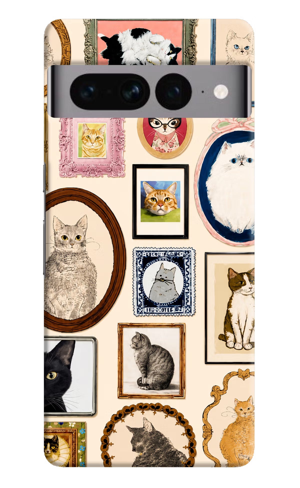 Mirror Cats Google Pixel 7 Pro Back Cover