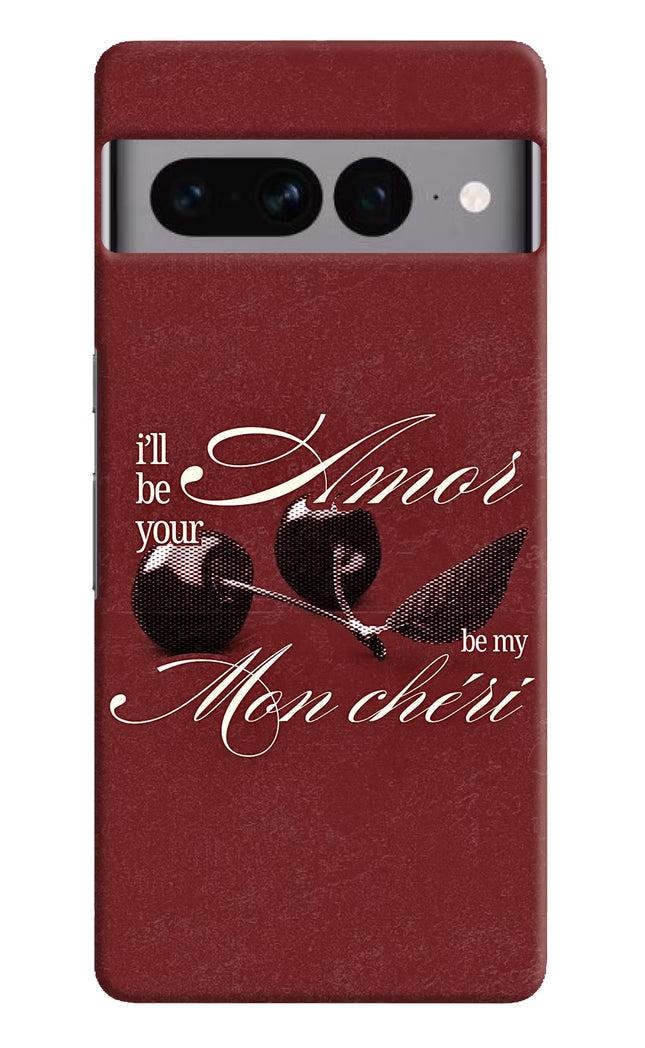 Velvet Cherry Google Pixel 7 Pro Hard Case Back Cover by Casekaro