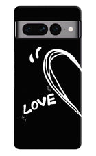 Love Line Google Pixel 7 Pro Hard Case Back Cover by Casekaro