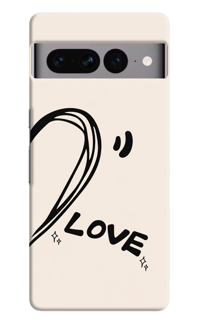 Soul Line Google Pixel 7 Pro Hard Case Back Cover by Casekaro