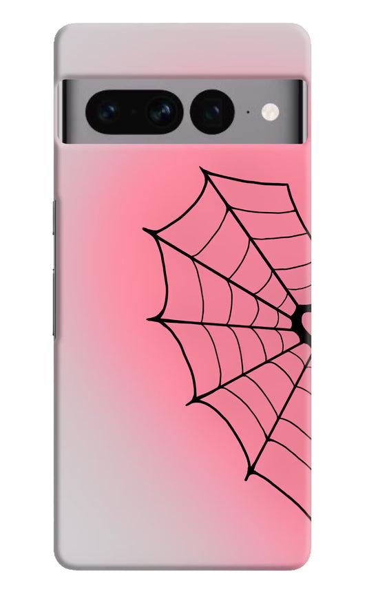 Pink Web Google Pixel 7 Pro Hard Case Back Cover by Casekaro