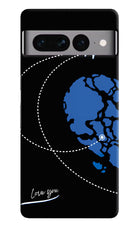 Love Orbit Google Pixel 7 Pro Hard Case Back Cover by Casekaro