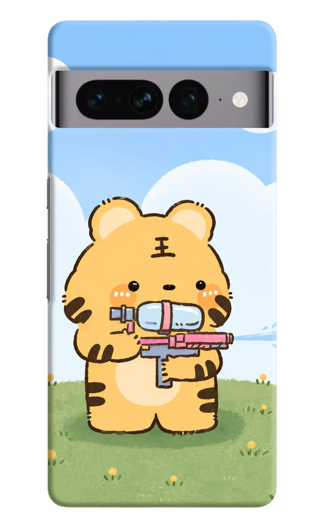 Tiger Treat Google Pixel 7 Pro Hard Case Back Cover by Casekaro
