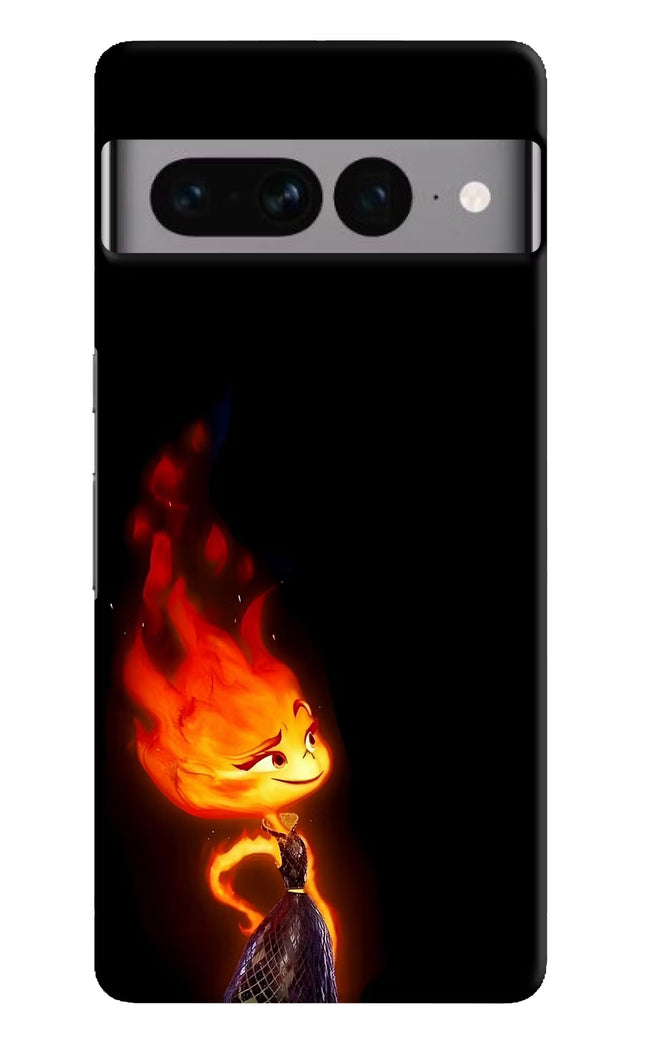 Ember Flame Google Pixel 7 Pro Hard Case Back Cover by Casekaro