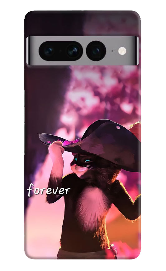 Forever Cat Google Pixel 7 Pro Hard Case Back Cover by Casekaro