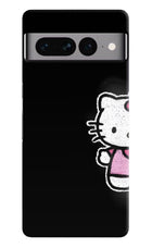 Kitty Charm Google Pixel 7 Pro Hard Case Back Cover by Casekaro