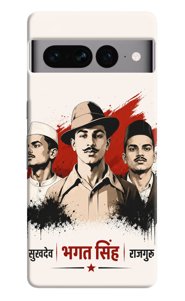Bhagat Singh Trio Google Pixel 7 Pro Hard Case Back Cover by Casekaro