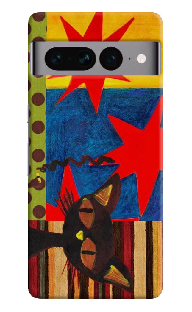Pop Cat Google Pixel 7 Pro Hard Case Back Cover by Casekaro