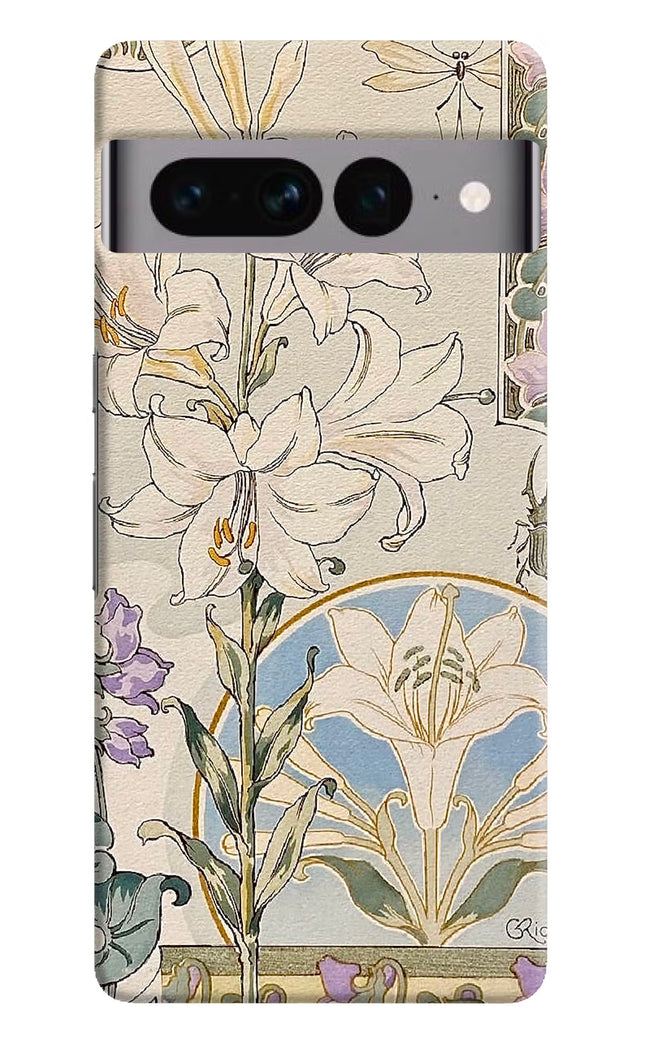 White Lily Google Pixel 7 Pro Hard Case Back Cover by Casekaro