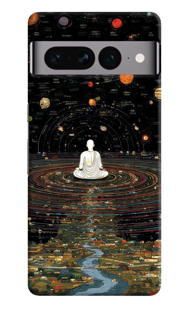 Space Monk Google Pixel 7 Pro Hard Case Back Cover by Casekaro