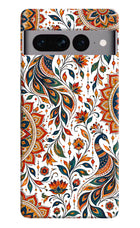 White Mayura Google Pixel 7 Pro Hard Case Back Cover by Casekaro