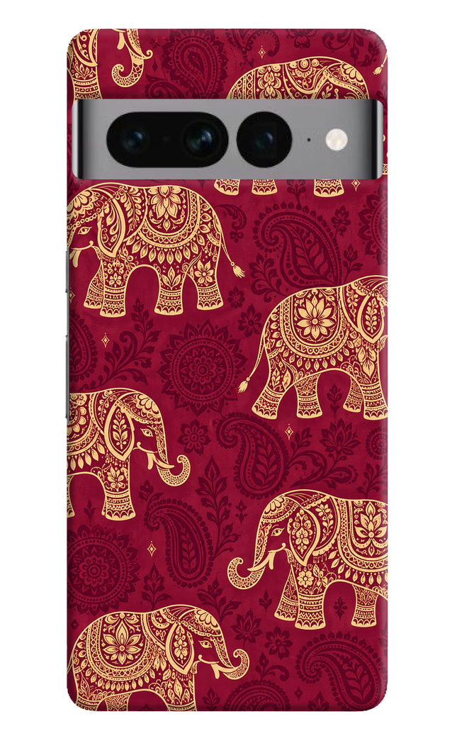 Maroon Elephant Google Pixel 7 Pro Back Cover