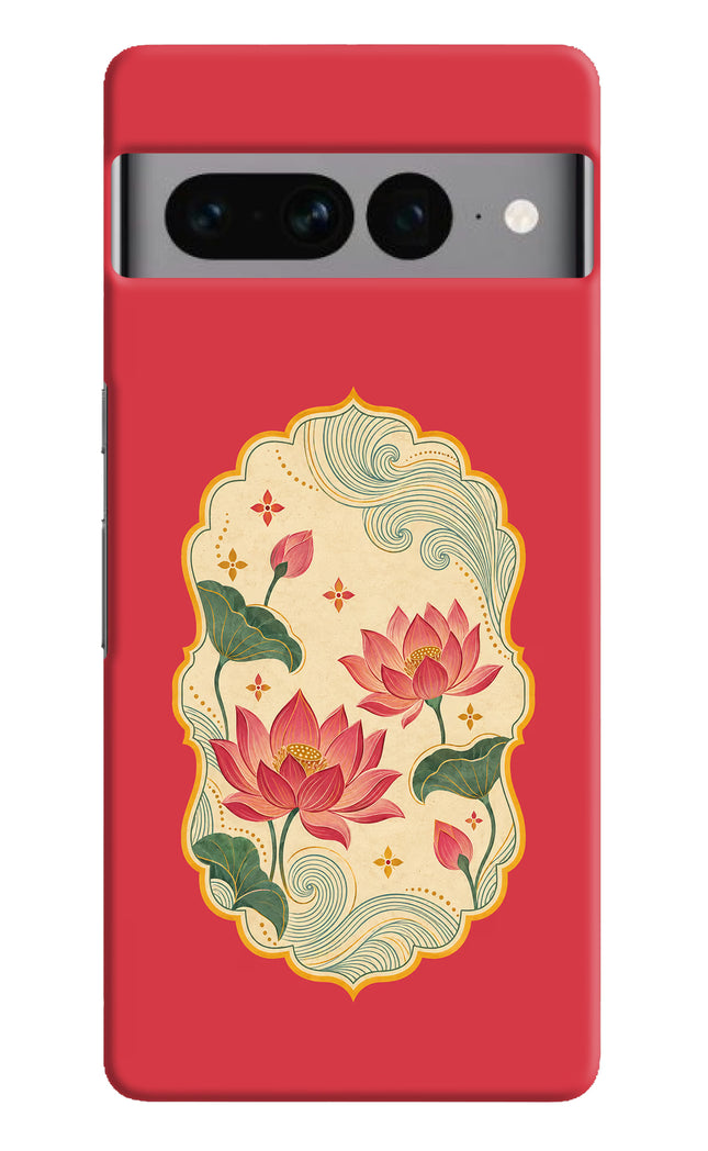 Pink Lotus Google Pixel 7 Pro Back Cover