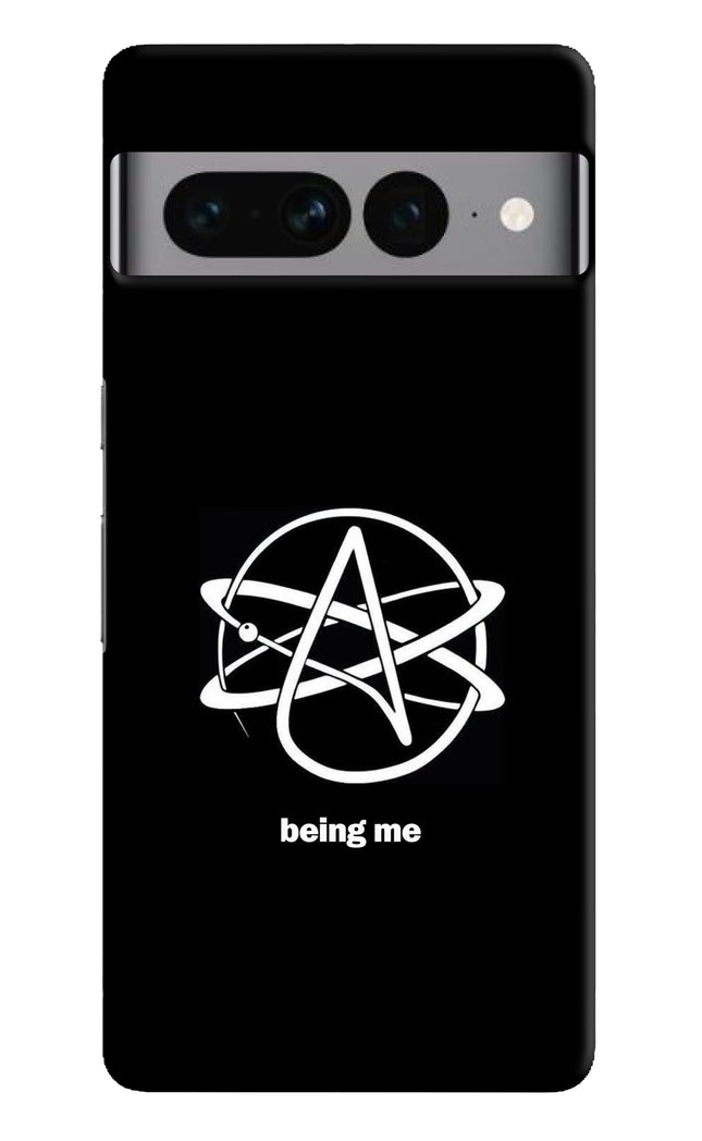 Atheist Symbol Google Pixel 7 Pro Hard Case Back Cover by Casekaro
