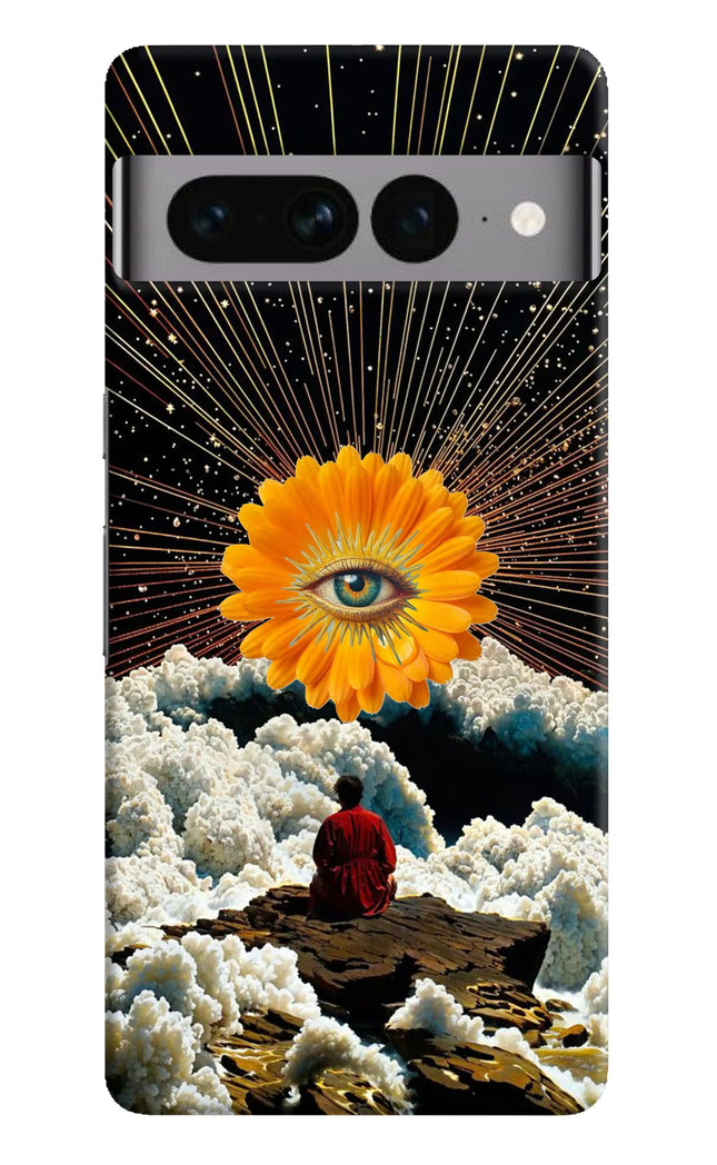 Cosmic Flower Google Pixel 7 Pro Hard Case Back Cover by Casekaro