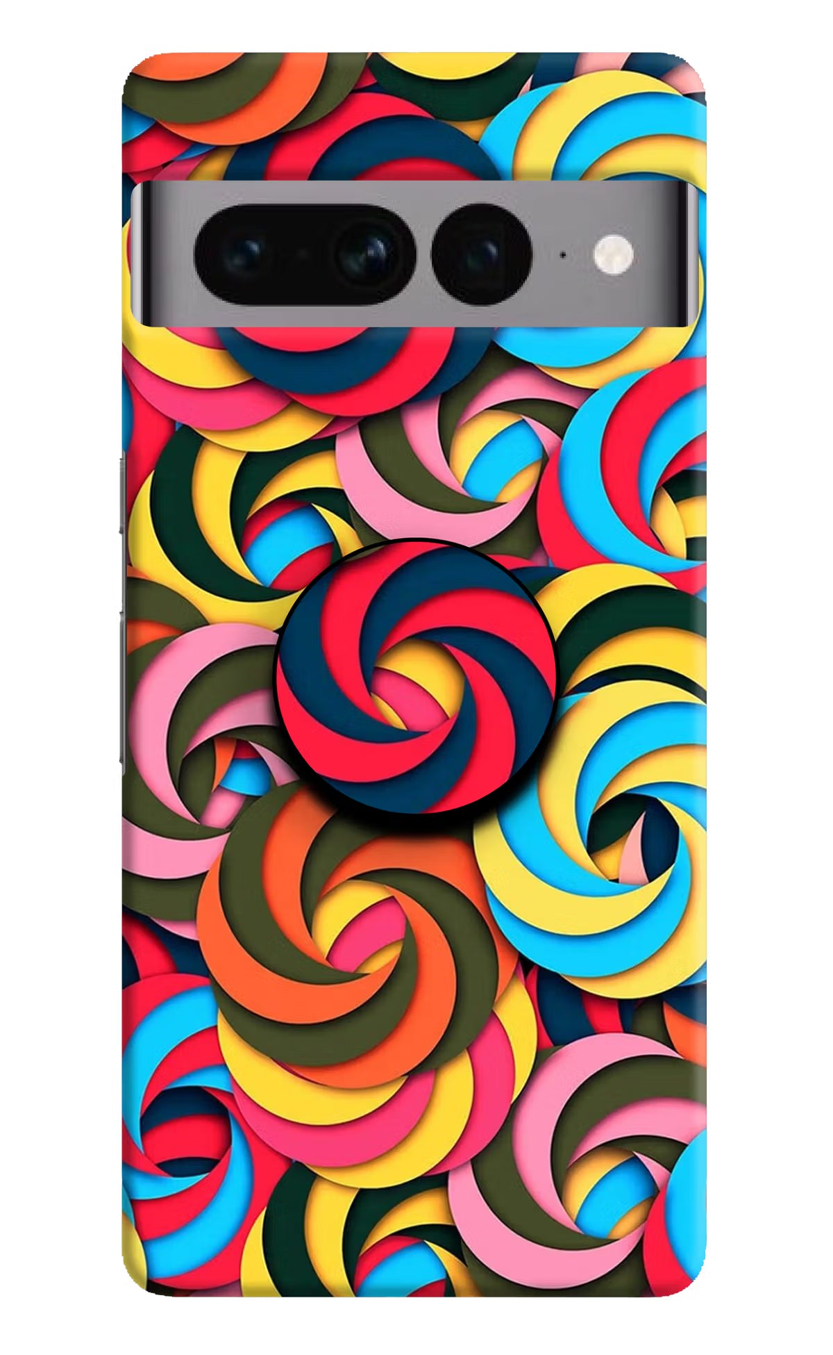 Spiral Pattern Google Pixel 7 Pro Pop Case by Casekaro