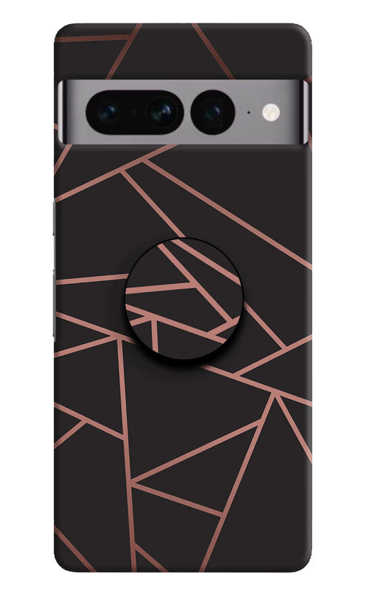 Geometric Pattern Google Pixel 7 Pro Pop Case by Casekaro