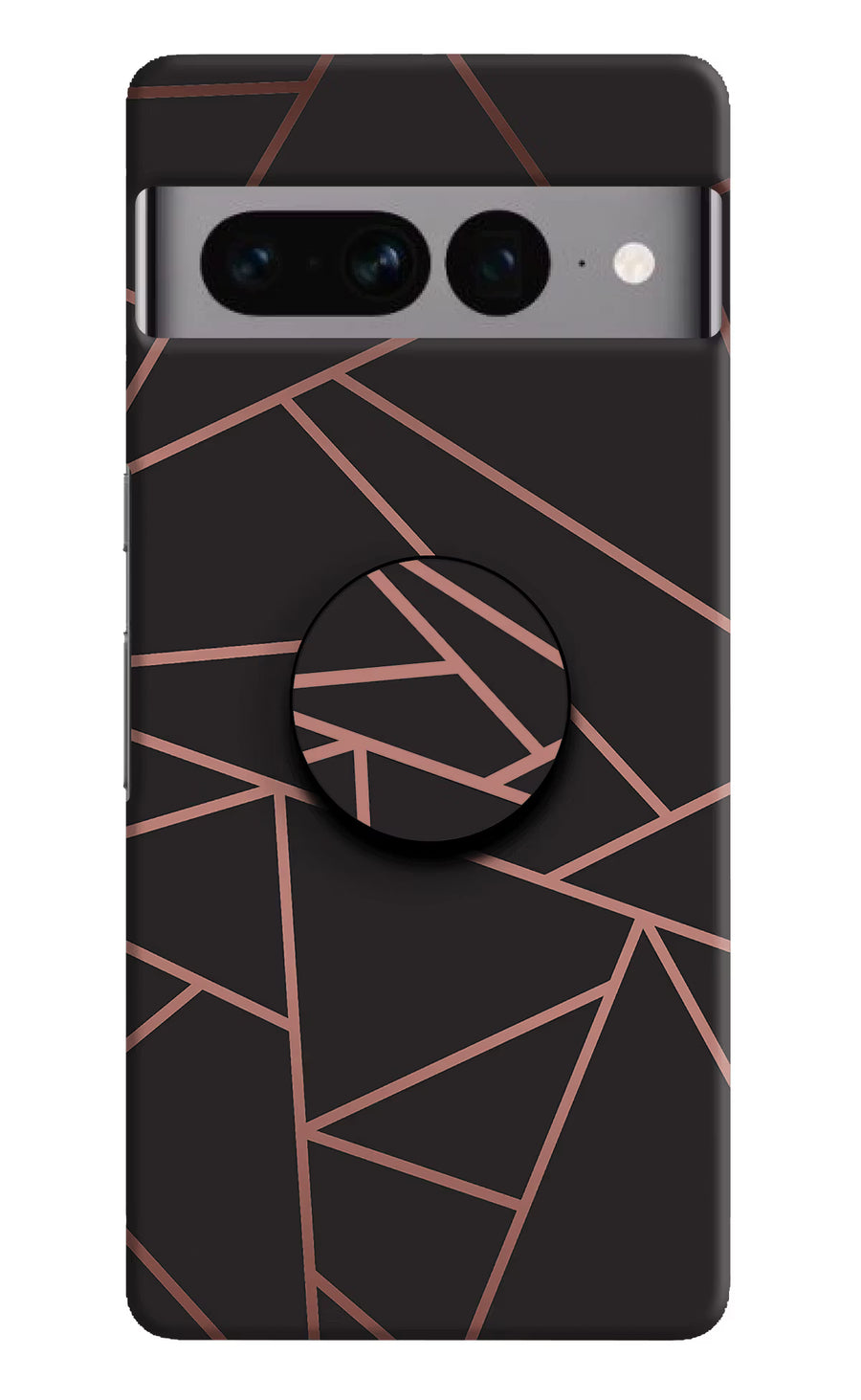 Geometric Pattern Google Pixel 7 Pro Pop Case, Hard case