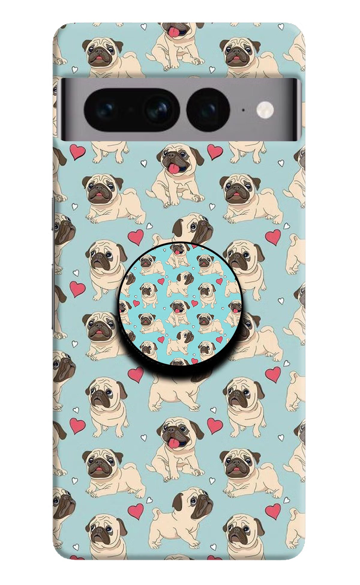 Pug Dog Google Pixel 7 Pro Pop Case by Casekaro