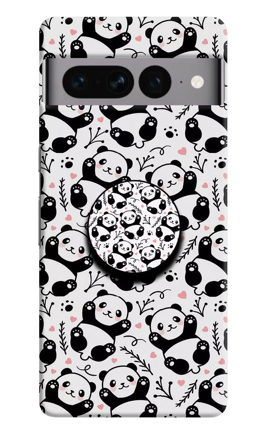 Cute Panda Google Pixel 7 Pro Pop Case by Casekaro
