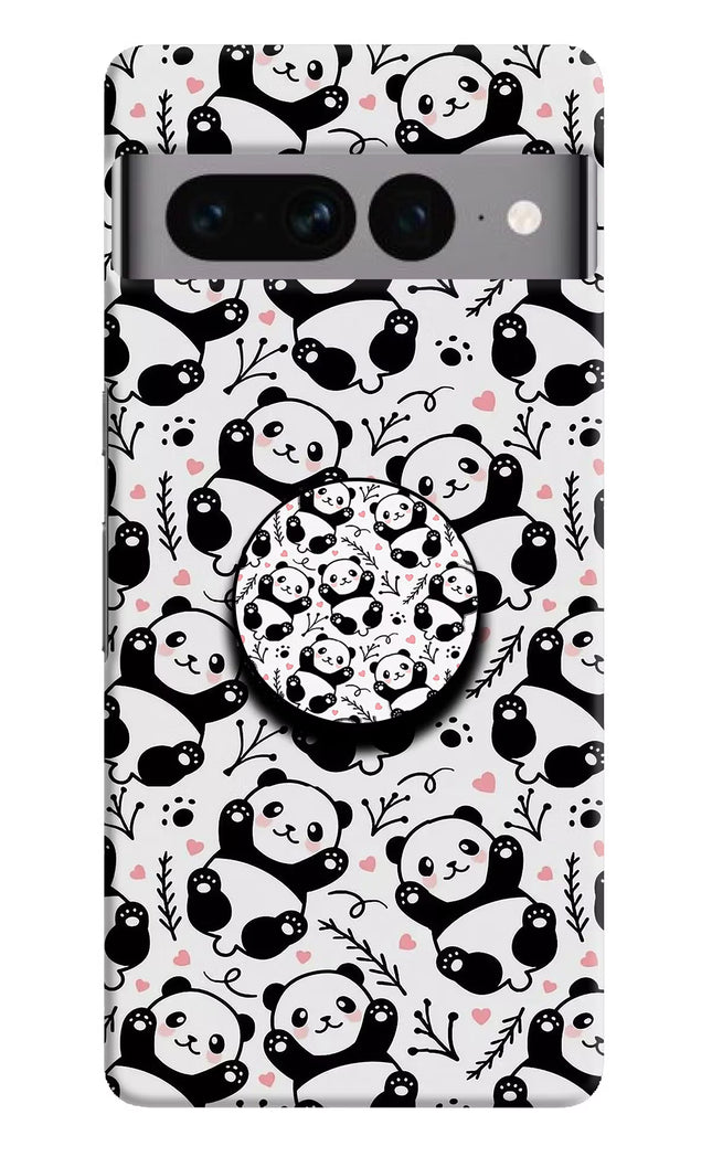 Cute Panda Google Pixel 7 Pro Pop Case by Casekaro