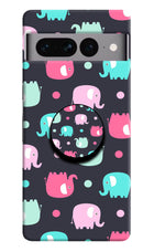 Baby Elephants Google Pixel 7 Pro Pop Case by Casekaro
