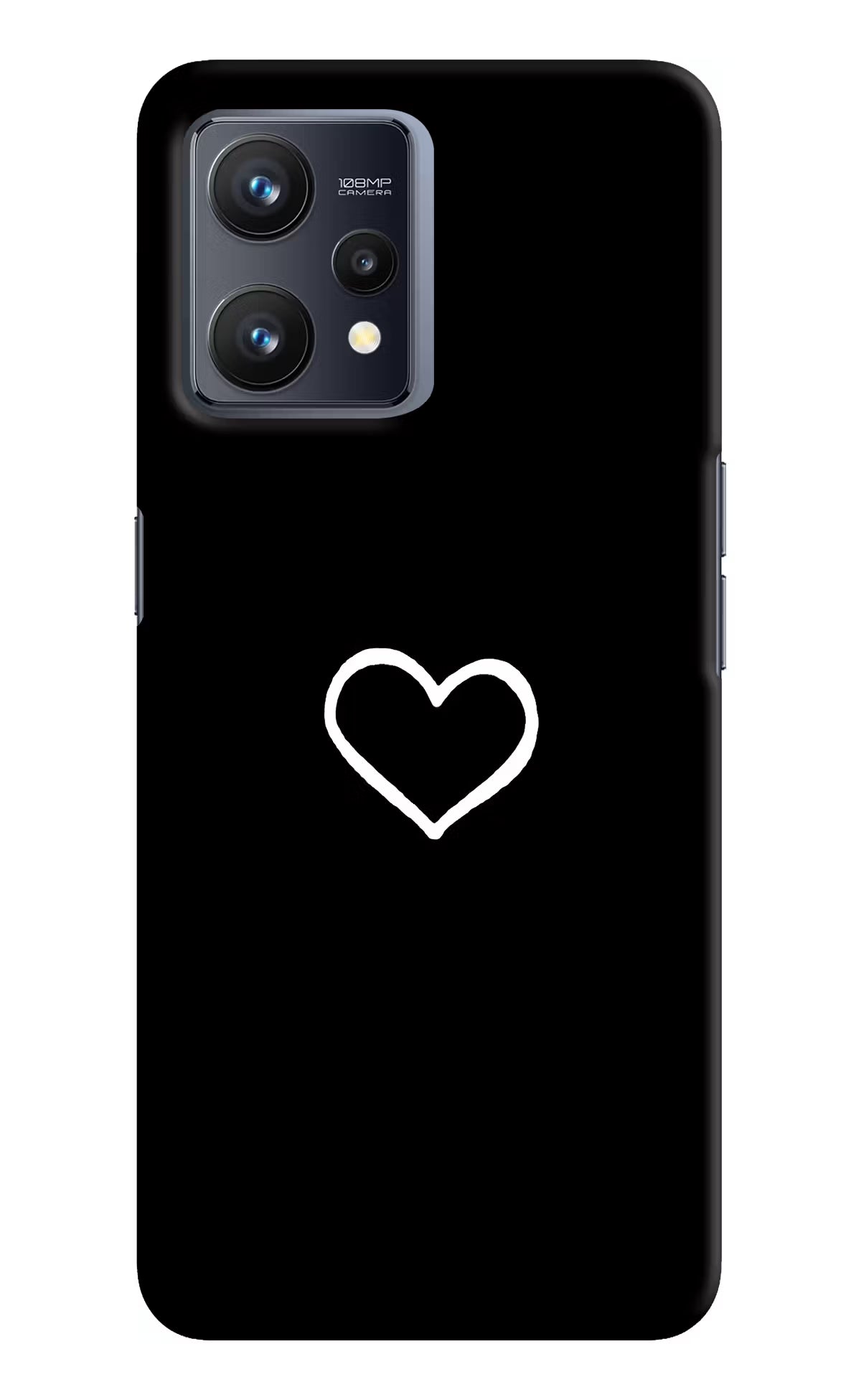 Heart Realme 9 4G Hard Case Back Cover by Casekaro