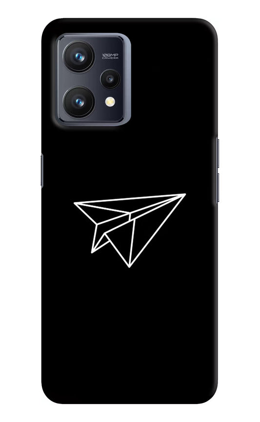 Paper Plane White Realme 9 4G Hard Case Back Cover by Casekaro