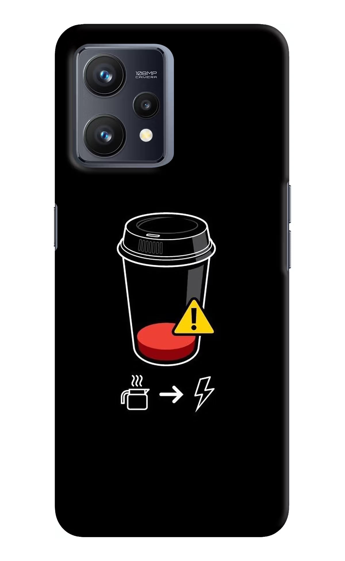 Coffee Realme 9 4G Hard Case Back Cover by Casekaro