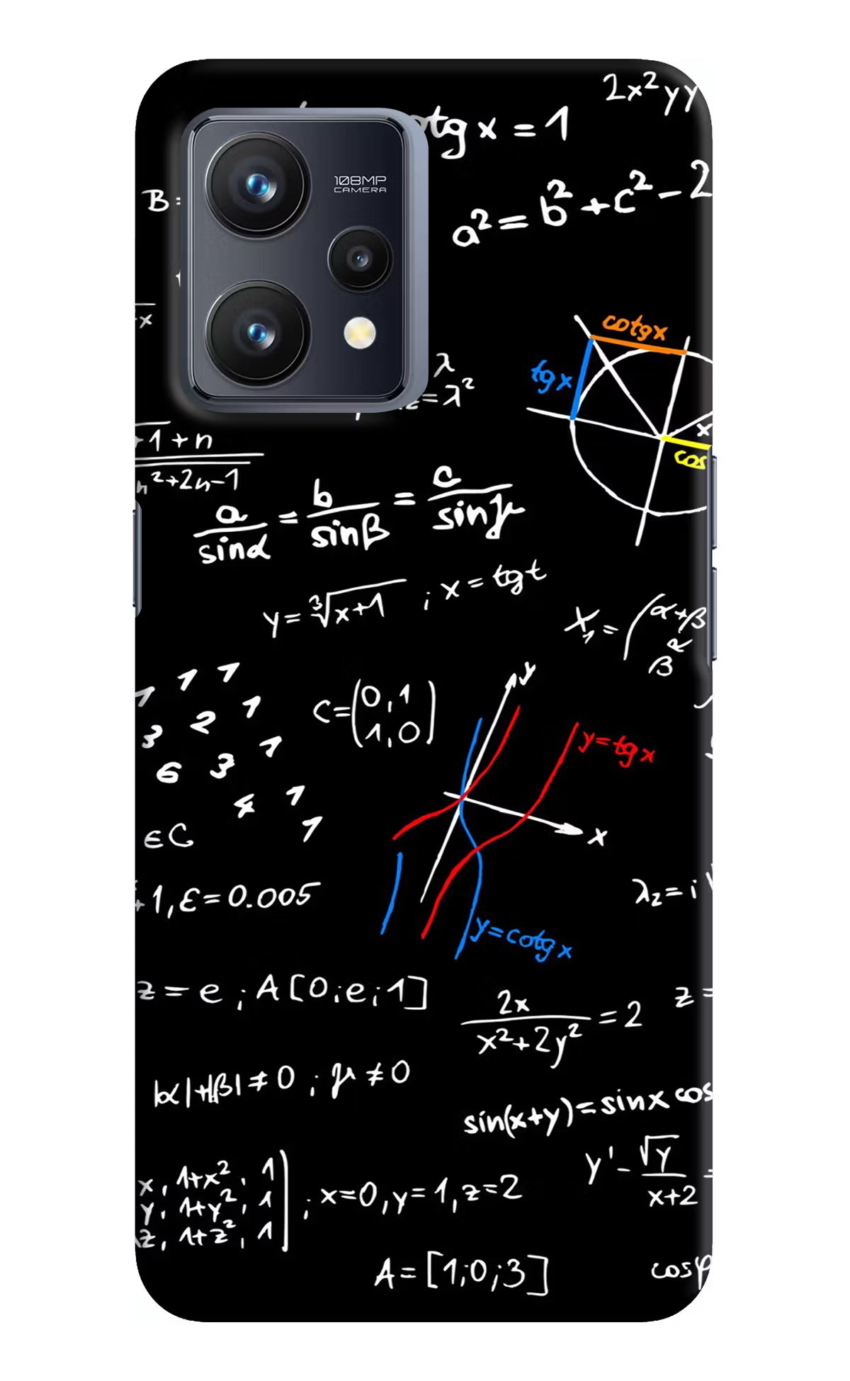 Mathematics Formula Realme 9 4G Hard Case Back Cover by Casekaro