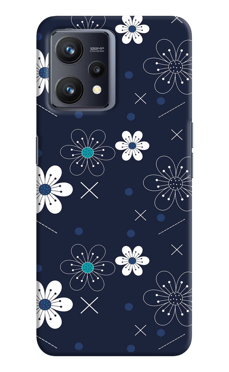 Flowers Realme 9 4G Back Cover, Hard case