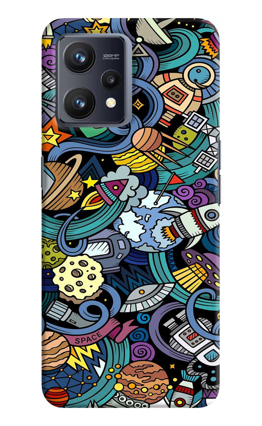 Space Abstract Realme 9 4G Hard Case Back Cover by Casekaro