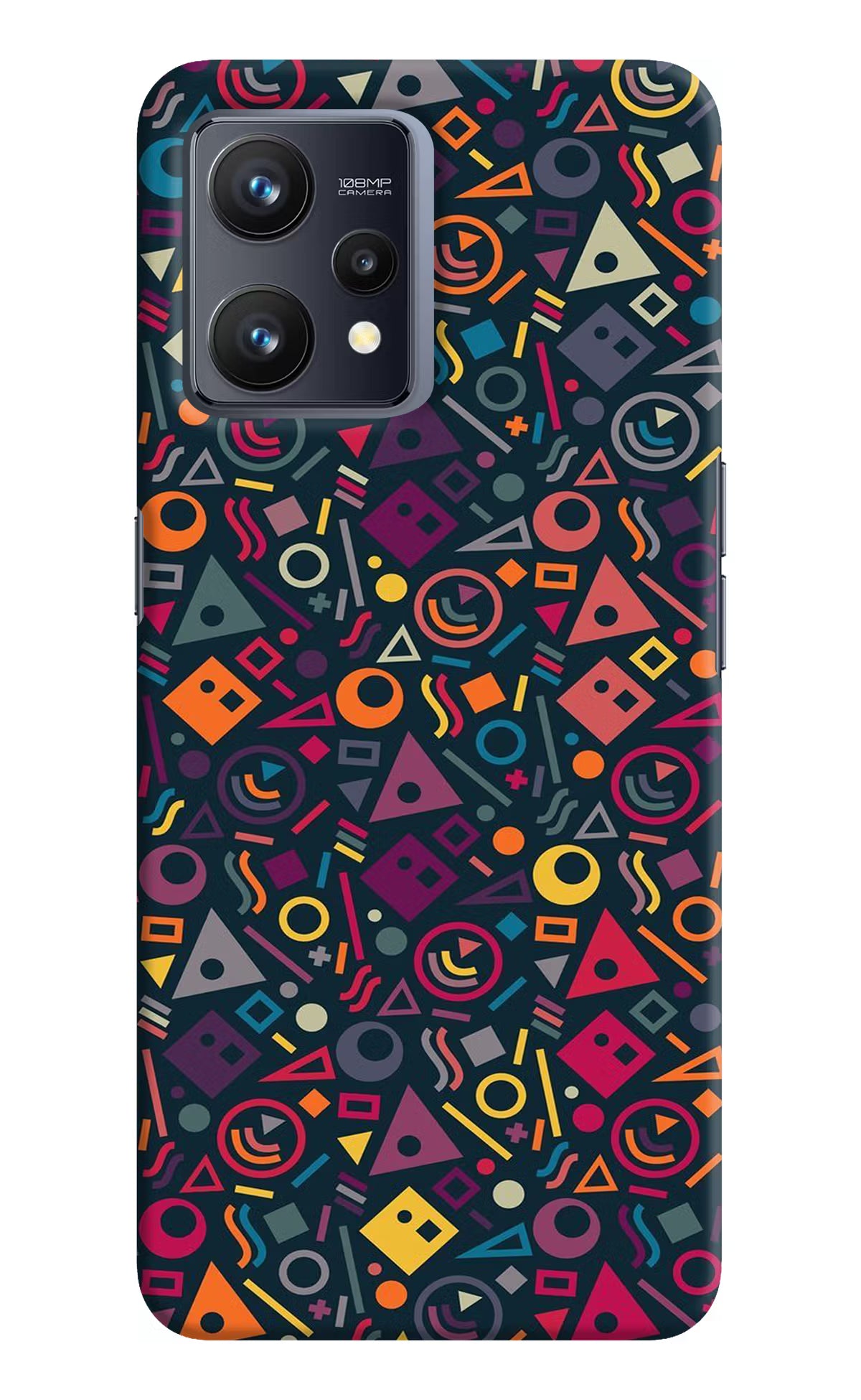 Geometric Abstract Realme 9 4G Hard Case Back Cover by Casekaro