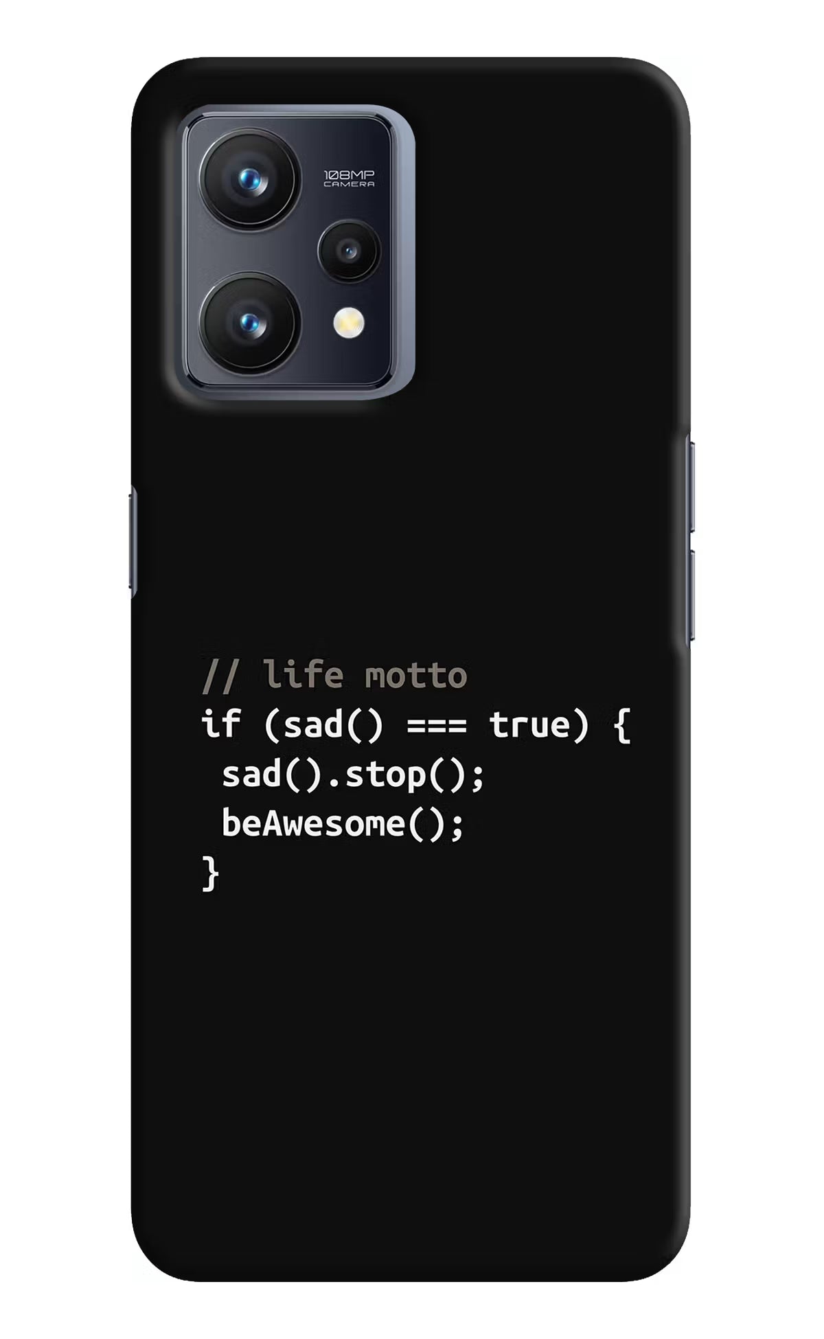 Life Motto Code Realme 9 4G Hard Case Back Cover by Casekaro