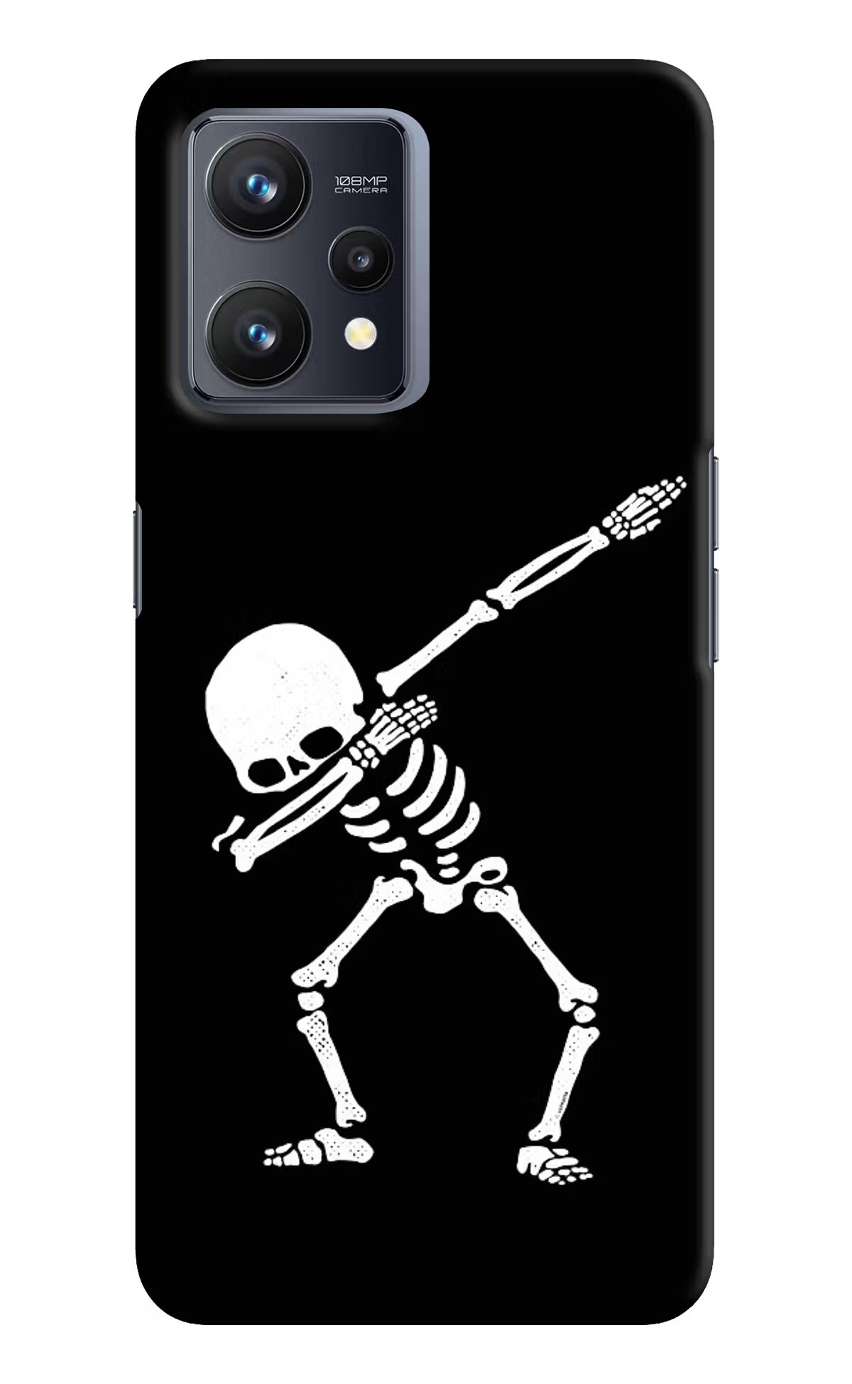 Dabbing Skeleton Art Realme 9 4G Hard Case Back Cover by Casekaro