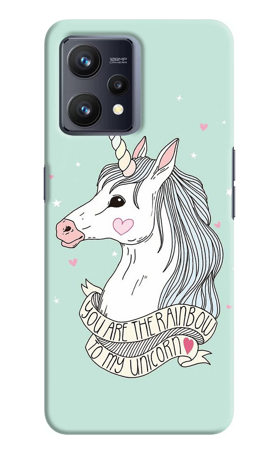 Unicorn Wallpaper Realme 9 4G Back Cover, Hard case