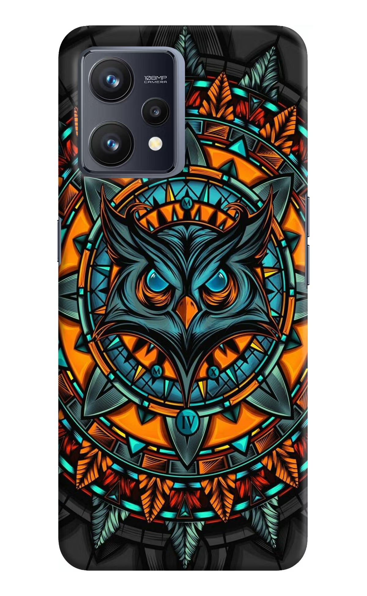 Angry Owl Art Realme 9 4G Hard Case Back Cover by Casekaro