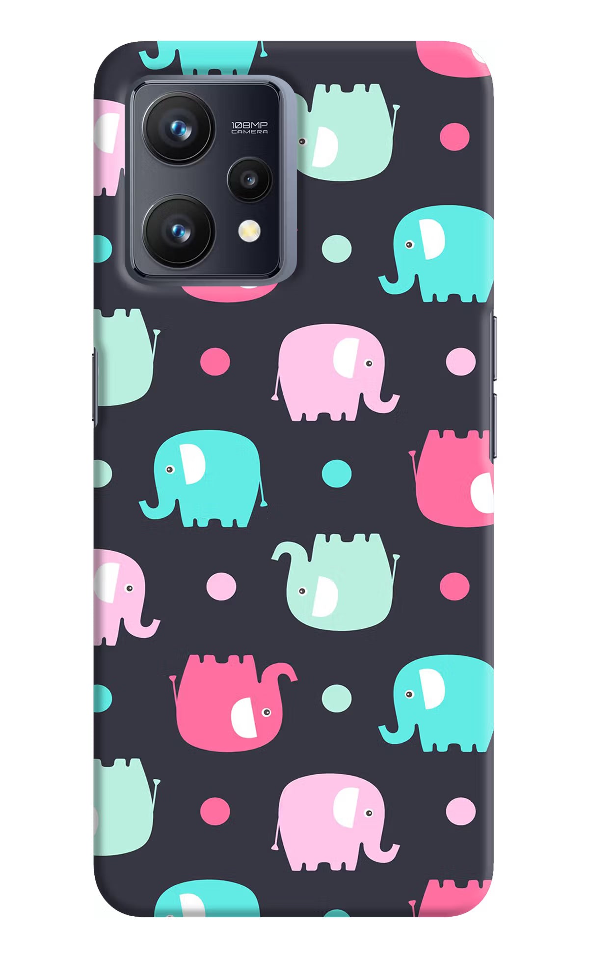 Elephants Realme 9 4G Hard Case Back Cover by Casekaro