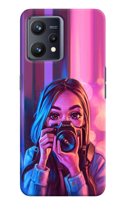 Girl Photographer Realme 9 4G Hard Case Back Cover by Casekaro