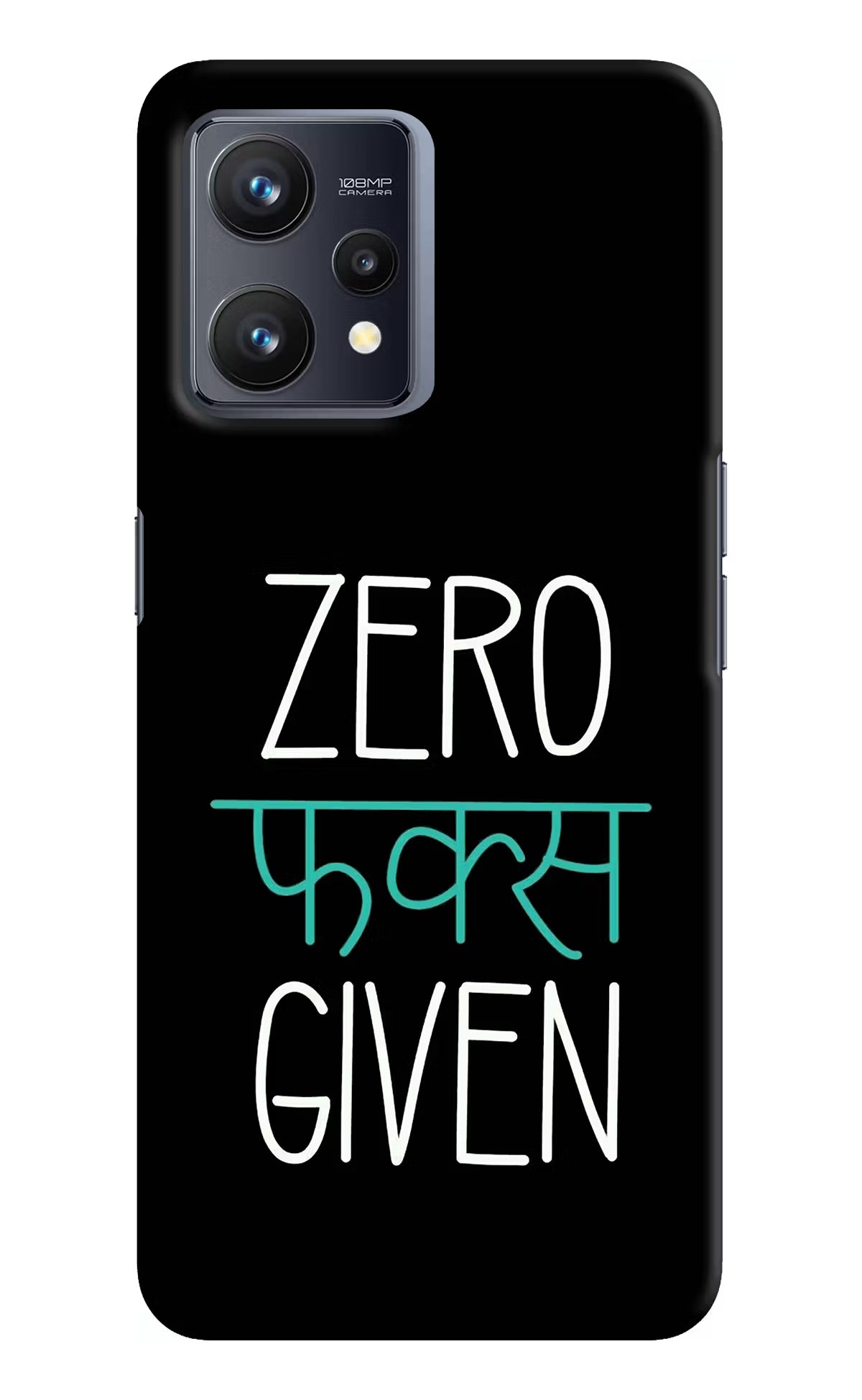 Zero Fucks Given Realme 9 4G Hard Case Back Cover by Casekaro