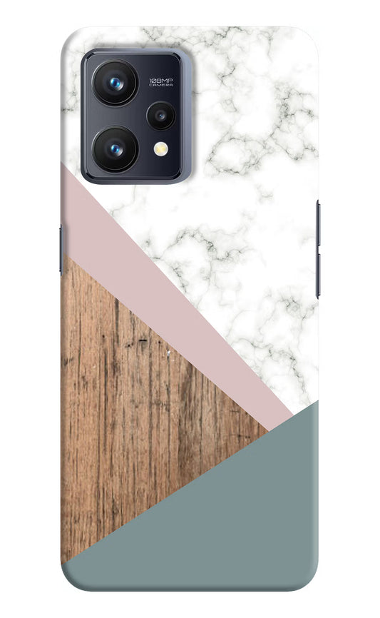 Marble wood Abstract Realme 9 4G Hard Case Back Cover by Casekaro