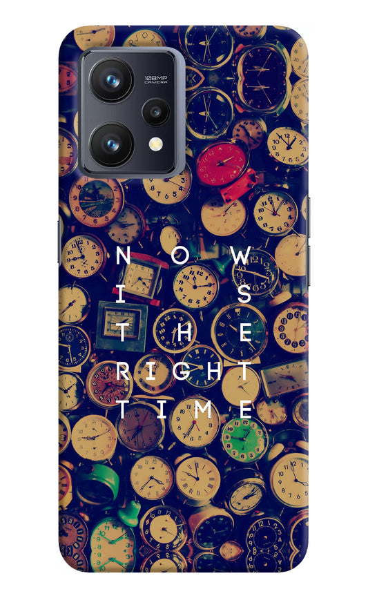 Now is the Right Time Quote Realme 9 4G Hard Case Back Cover by Casekaro