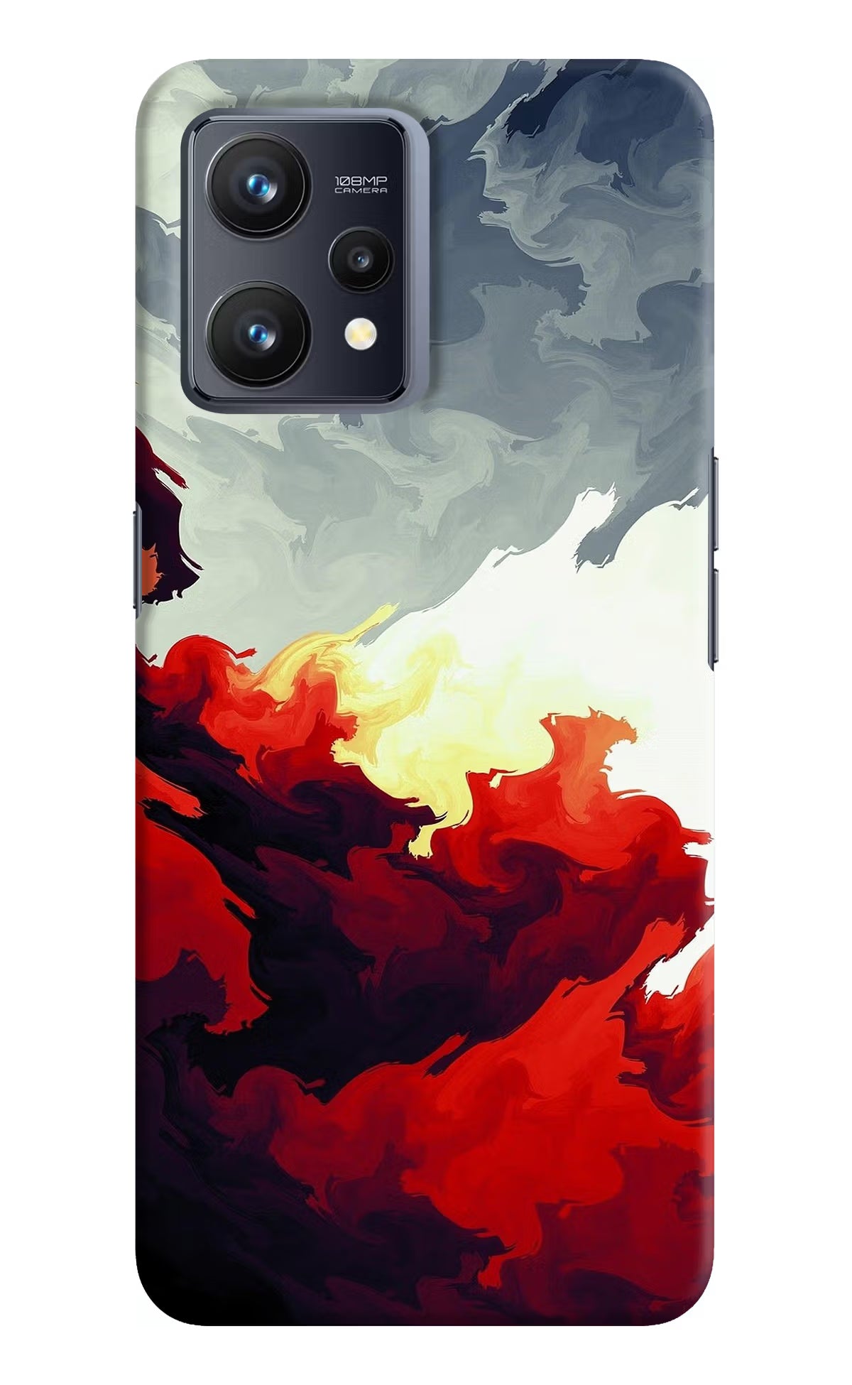 Fire Cloud Realme 9 4G Hard Case Back Cover by Casekaro