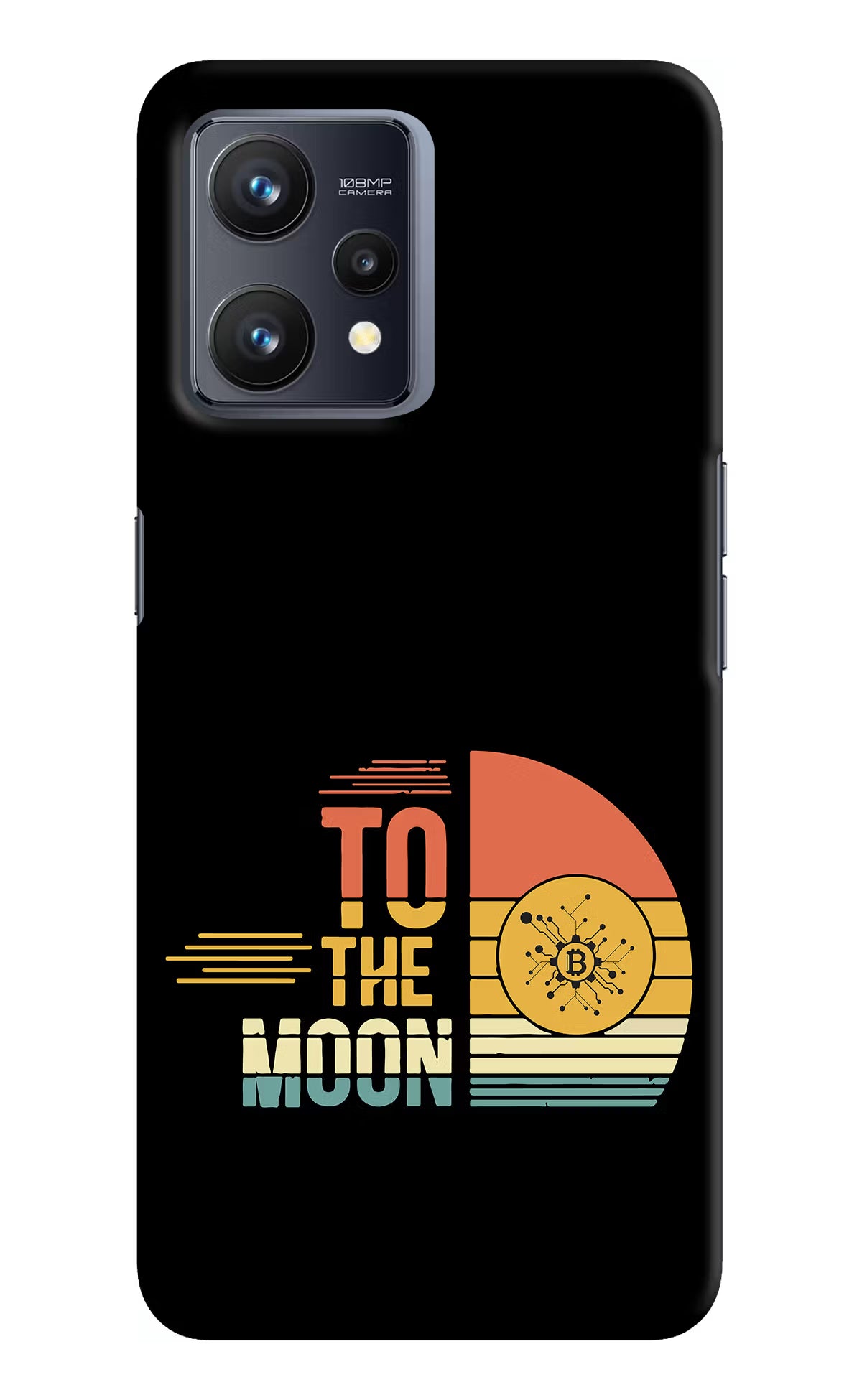 To the Moon Realme 9 4G Hard Case Back Cover by Casekaro
