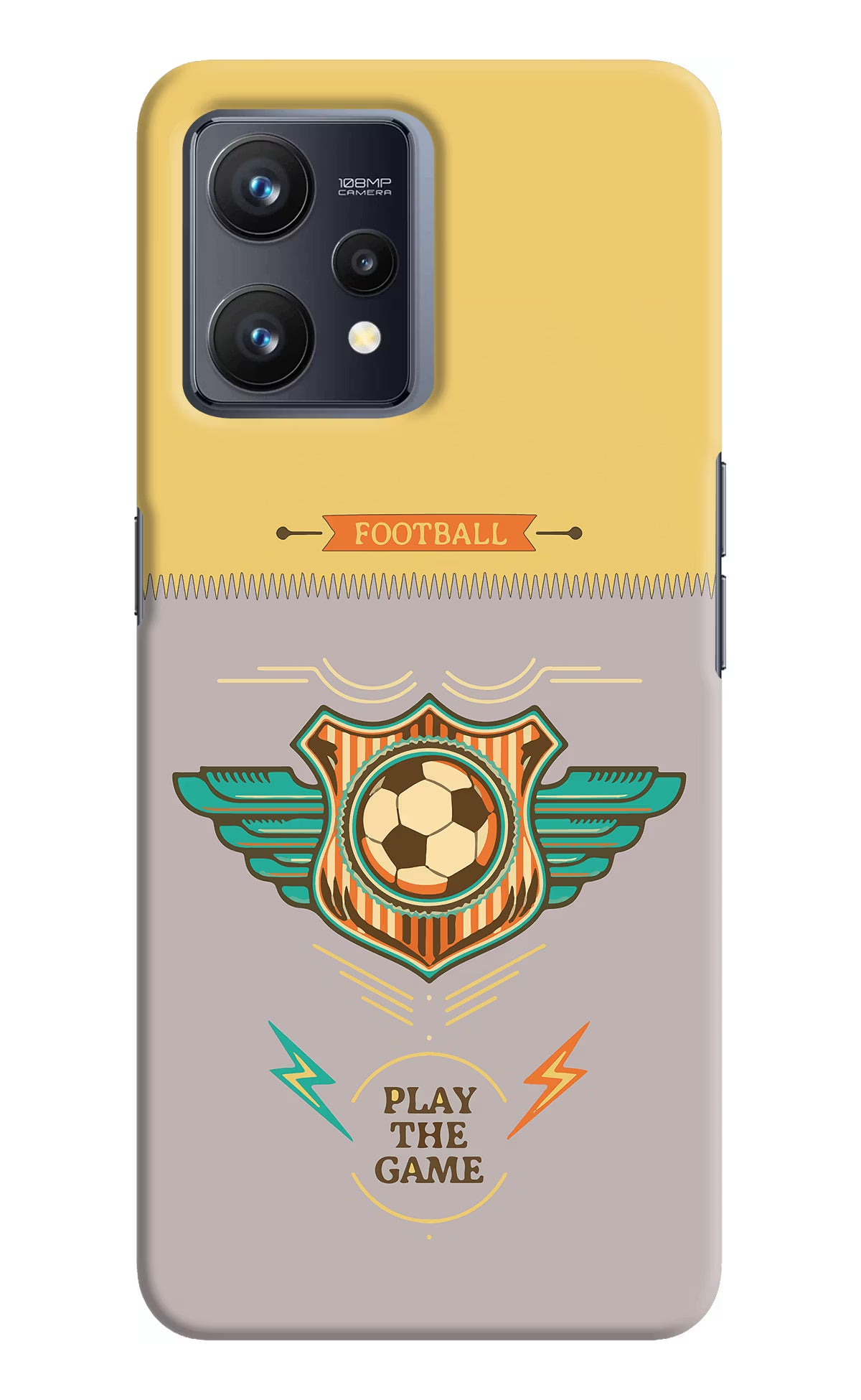 Football Realme 9 4G Hard Case Back Cover by Casekaro