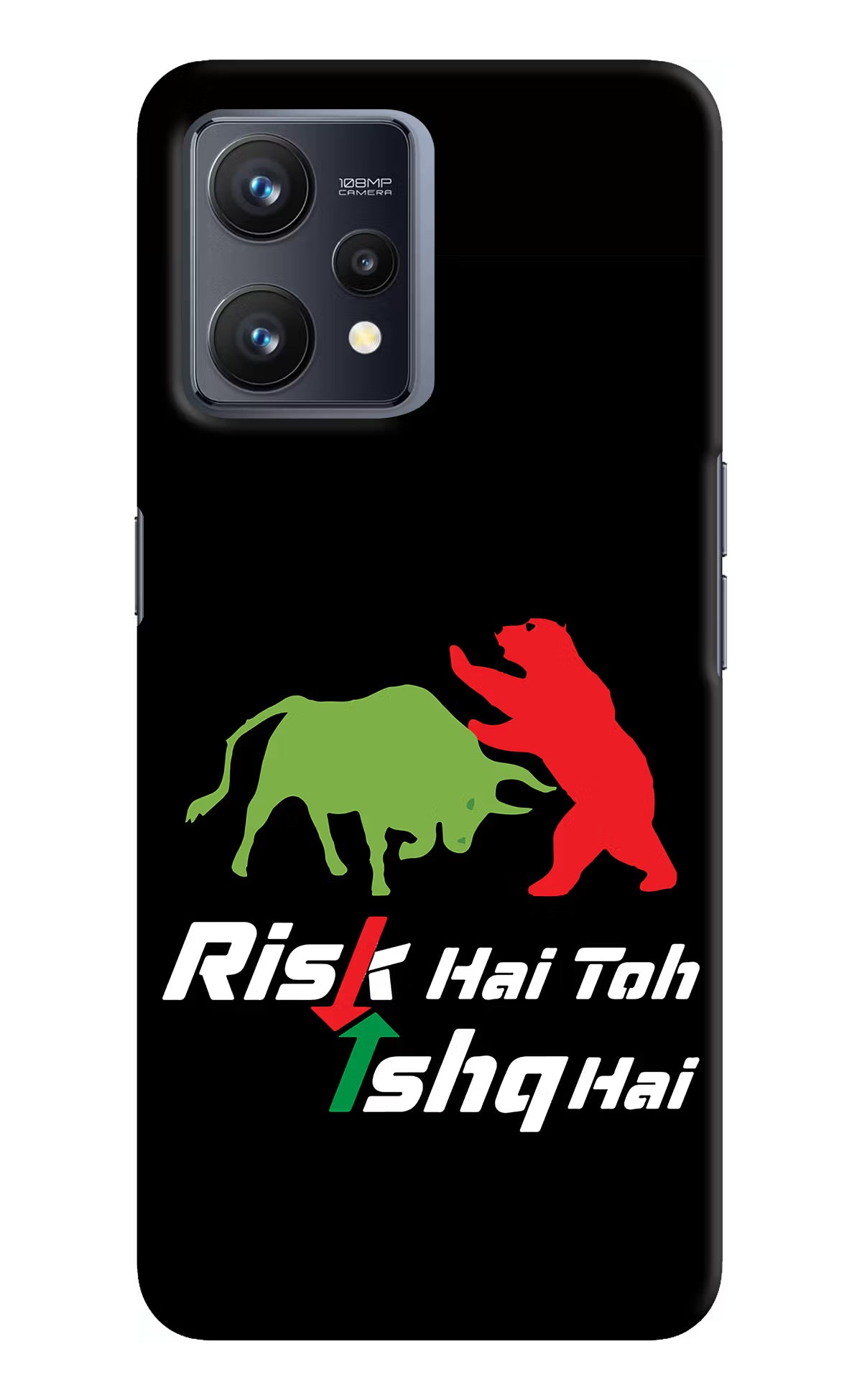 Risk Hai Toh Ishq Hai Realme 9 4G Hard Case Back Cover by Casekaro